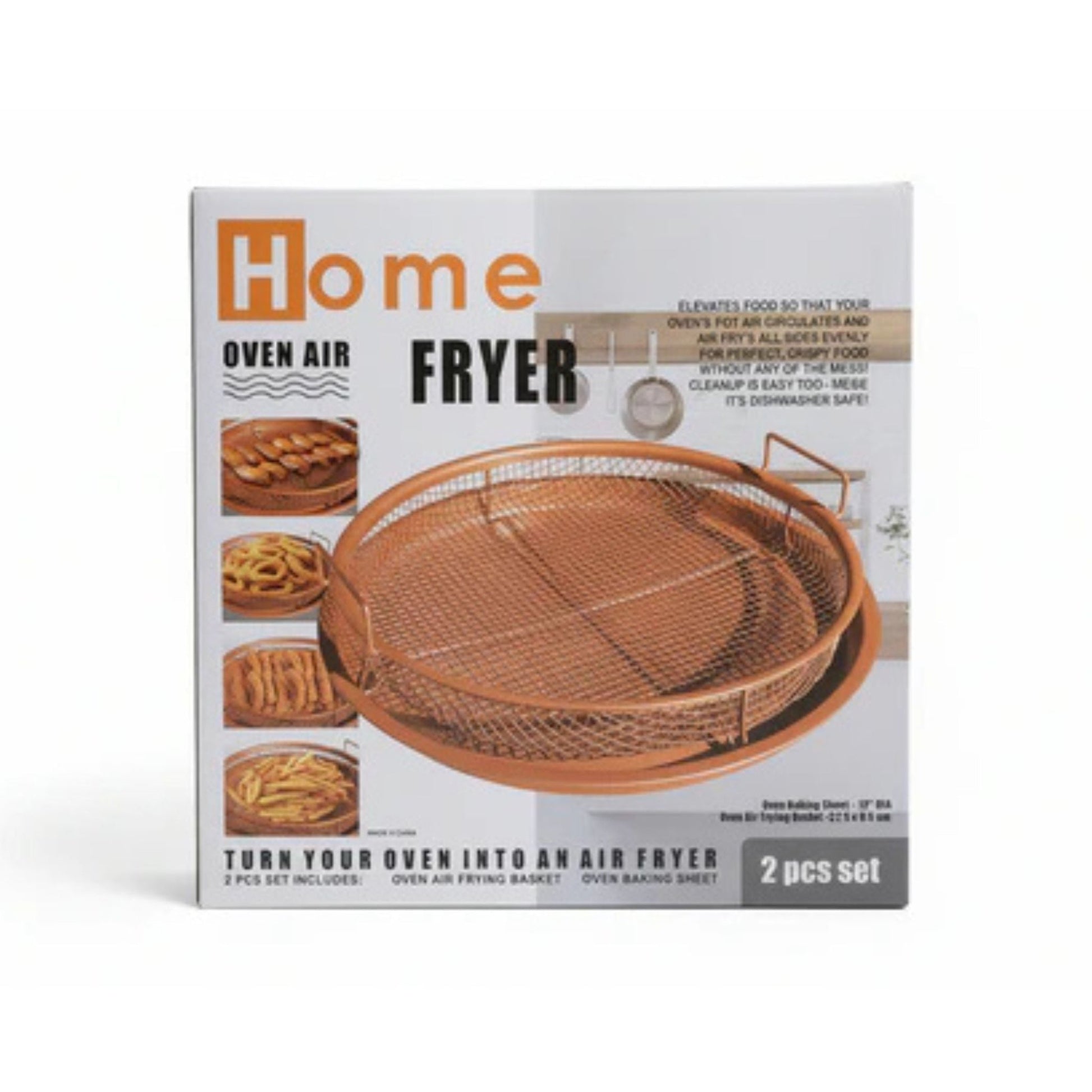 Round Copper Crisper - Silver