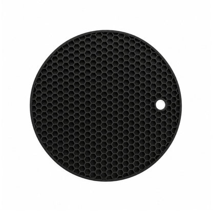 Round Silicone Pot Mat & Trivet – Heat Resistant Non-Slip Kitchen Protector – Flexible Design