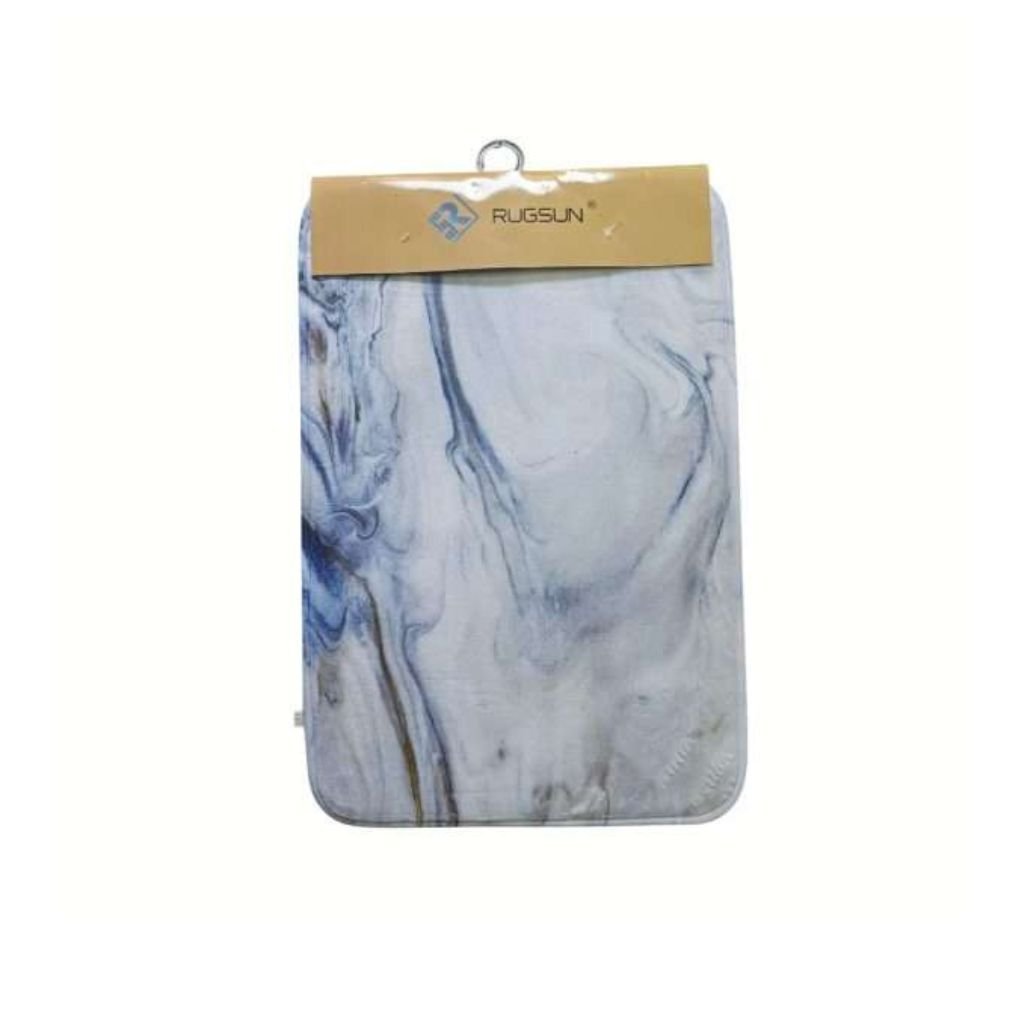 Rugsun Marble Non Slip Bath Mat - Small