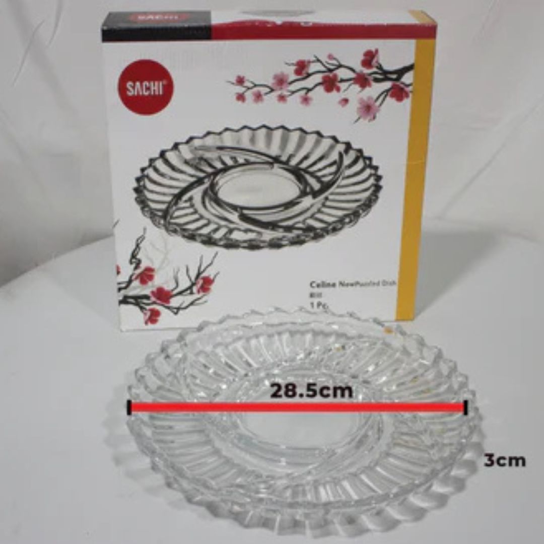 Sachi Celine Wavy Puzzle Dish 