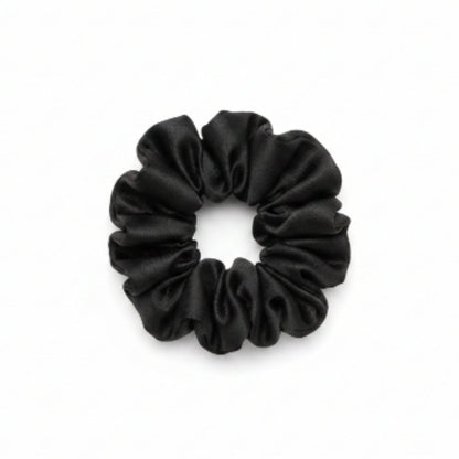 Soft Satin Scrunchies XL Hair Ties for Women On White Background