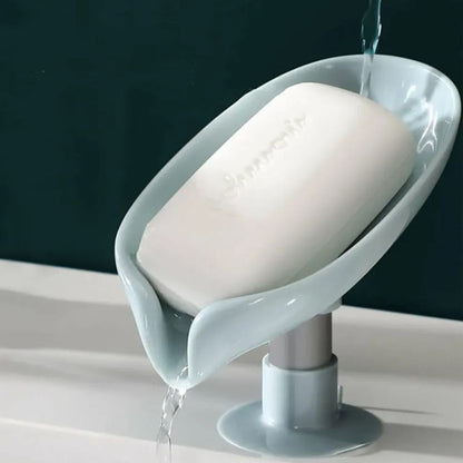 Self-Draining Soap Dish – Slanted Soap Holder with Drainage Design for Sinks & Showers