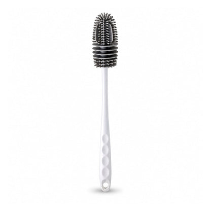 Silicone Bottle Cleaning Brush For Water Bottles & Glassware On White Background