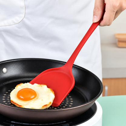 Silicone Lifter – Heat Resistant Cooking Utensil With Long Handle & Hanging Hole – Non-Stick Cookware Safe