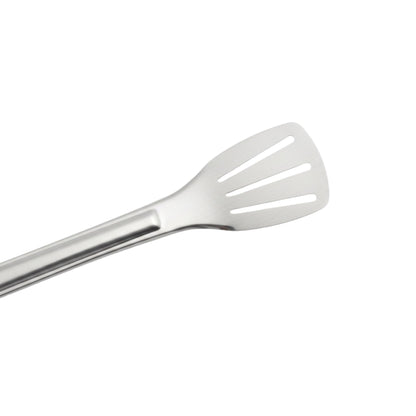Silver Stainless Steel Tong On White Background