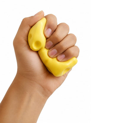 Slow Rising Cheese Squishy Toy – Soft Squeeze Sensory Toy