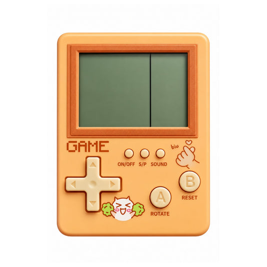 Small Handheld Game Console – Portable Retro Gaming Device With Built-In Games