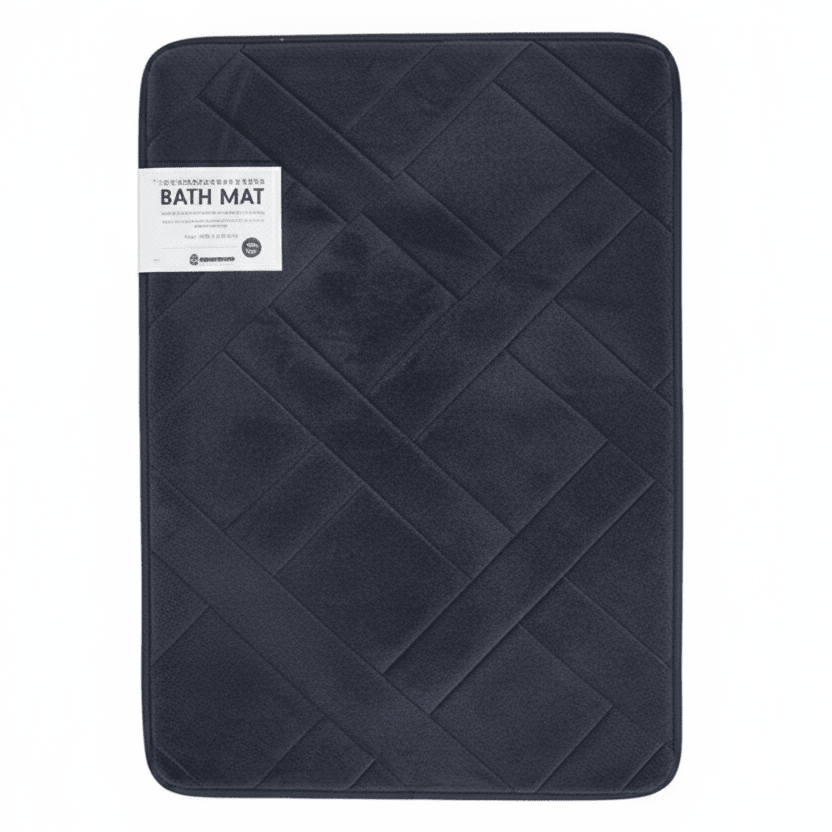 Small Memory Foam Bath Mat 60x40cm