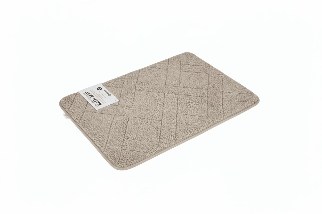Small Memory Foam Bath Mat 60x40cm