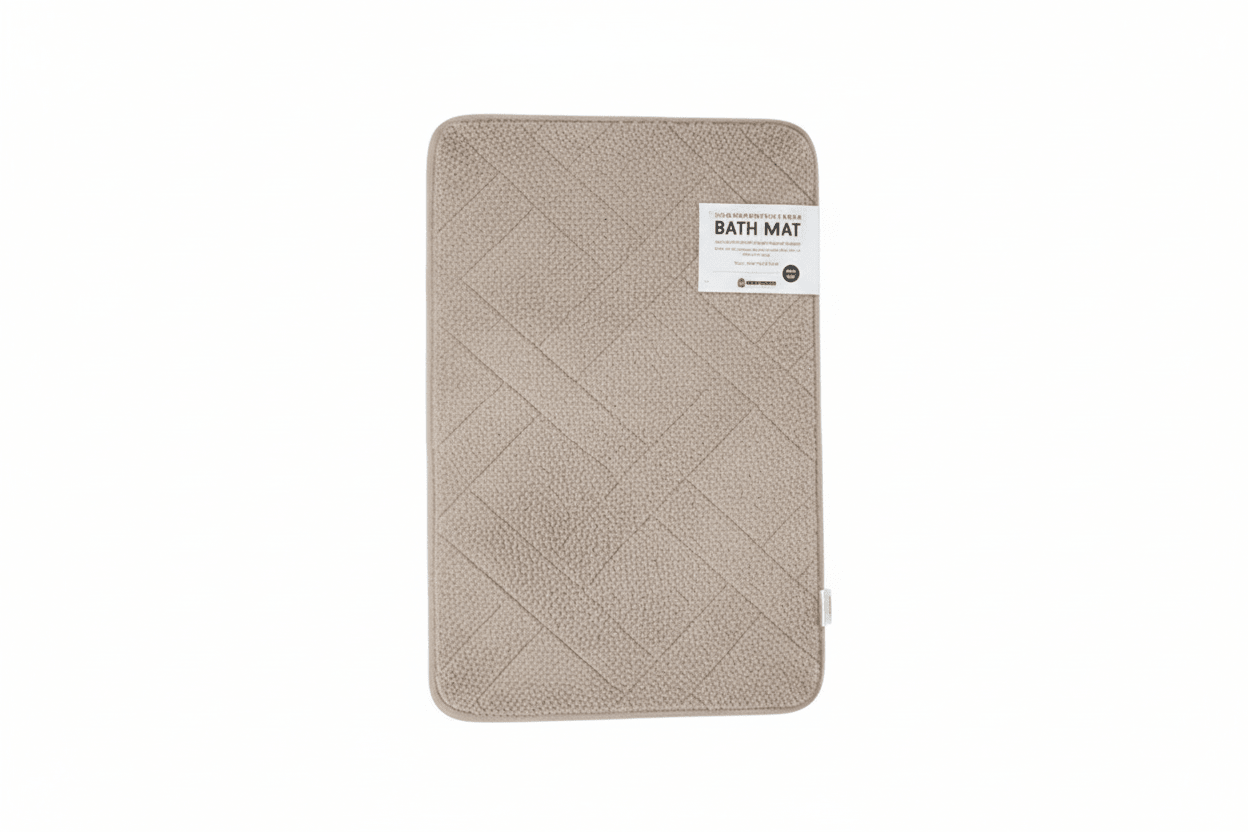 Small Memory Foam Bath Mat 60x40cm