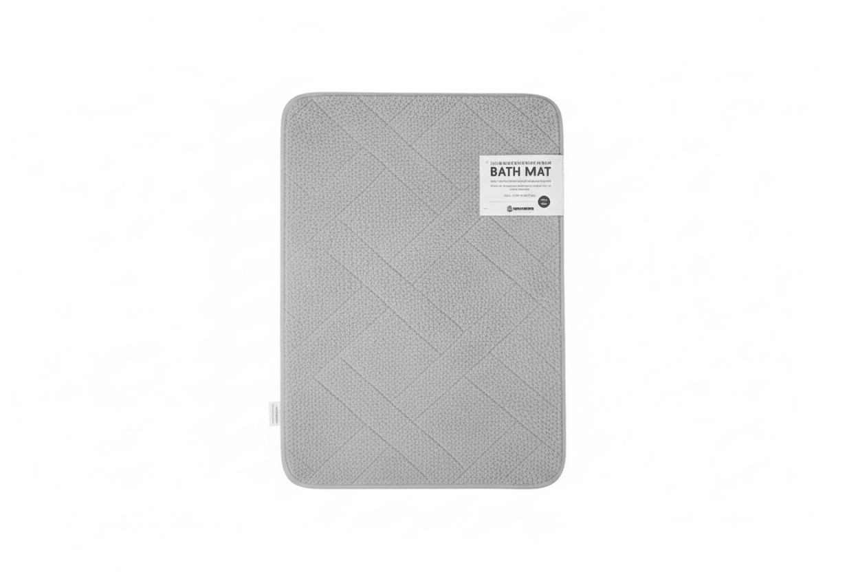 Small Memory Foam Bath Mat 60x40cm