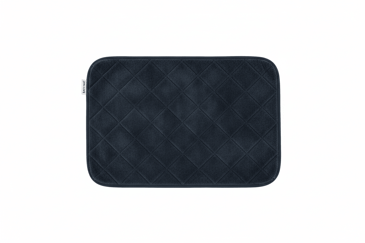 Small Memory Foam Bath Mat 60x40cm