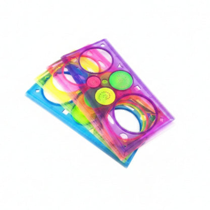 Spirograph Ruler Drawing Kit – Fun Geometric Art Design Tool for Kids