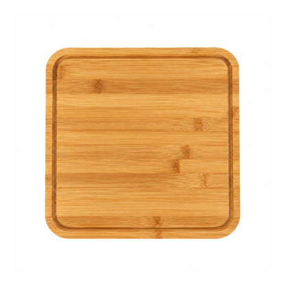 Square Acrylic Cake Dome – Clear Cover With Wooden Serving Base – Elegant Food Display Design