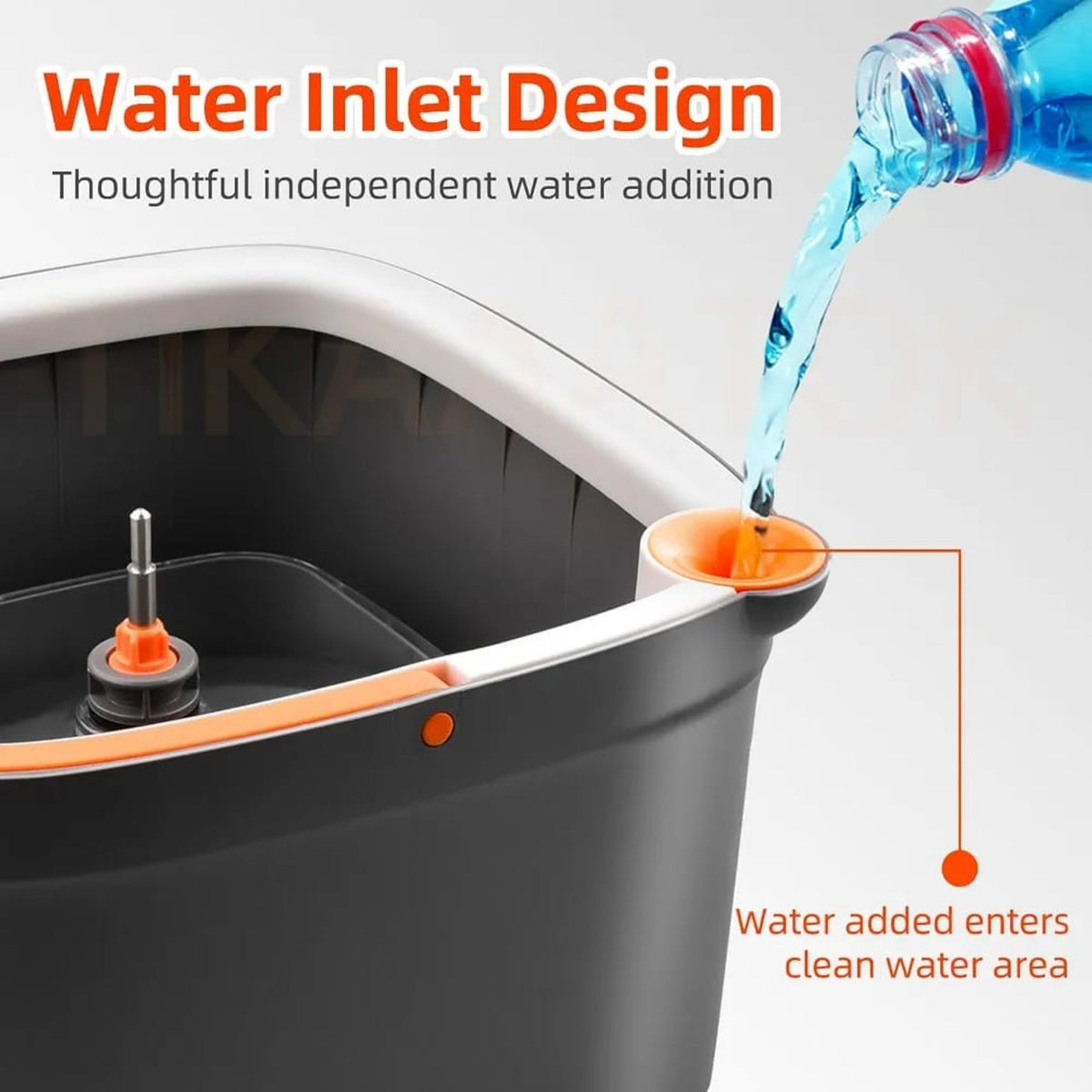 Square Bucket Mop Set – Floor Cleaning Mop with Bucket for Easy Home & Household Cleaning