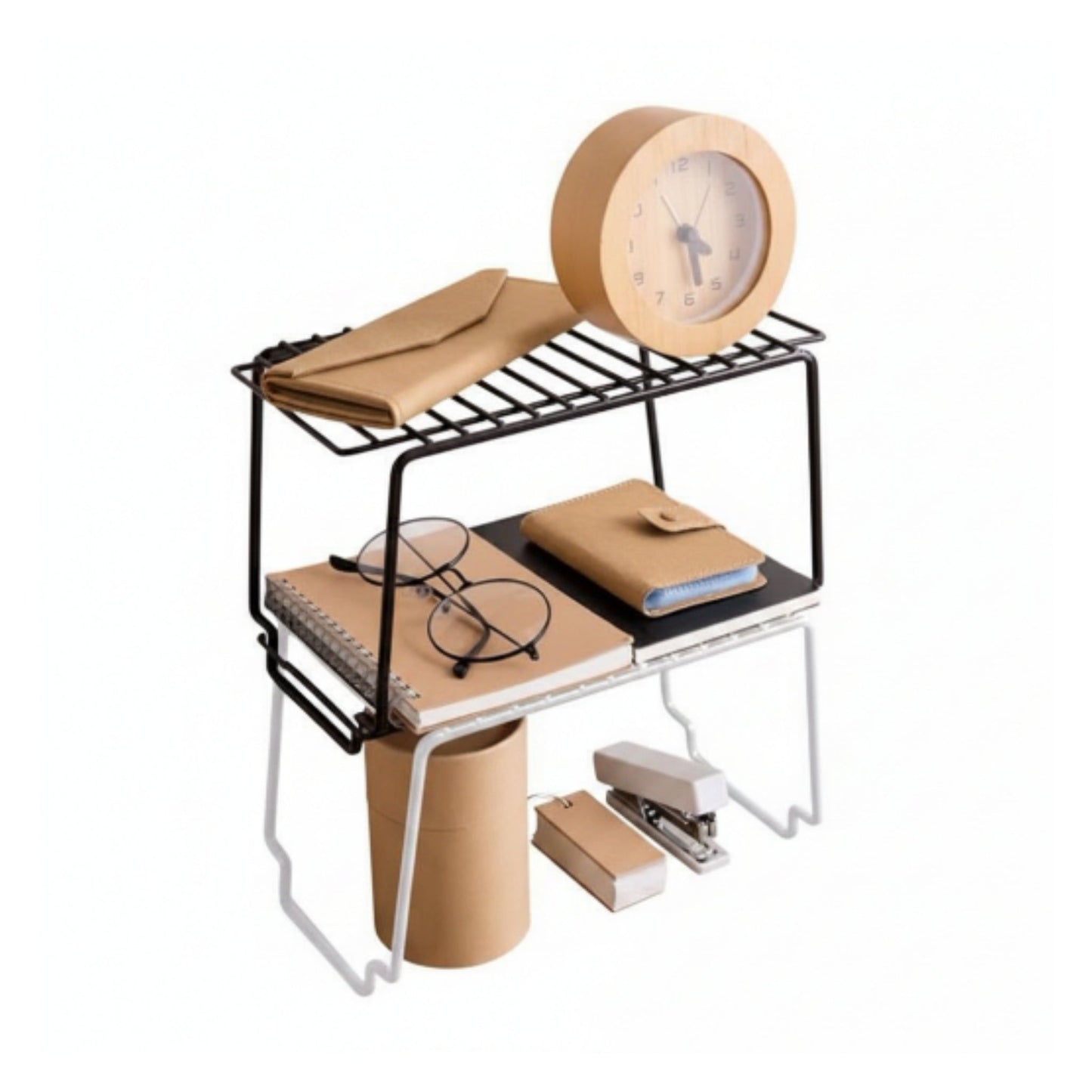 Multi-Purpose Stackable Shelf Organizer for Home Storage