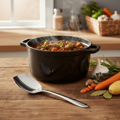 Stainless Steel Dishing Out Spoon 30cm