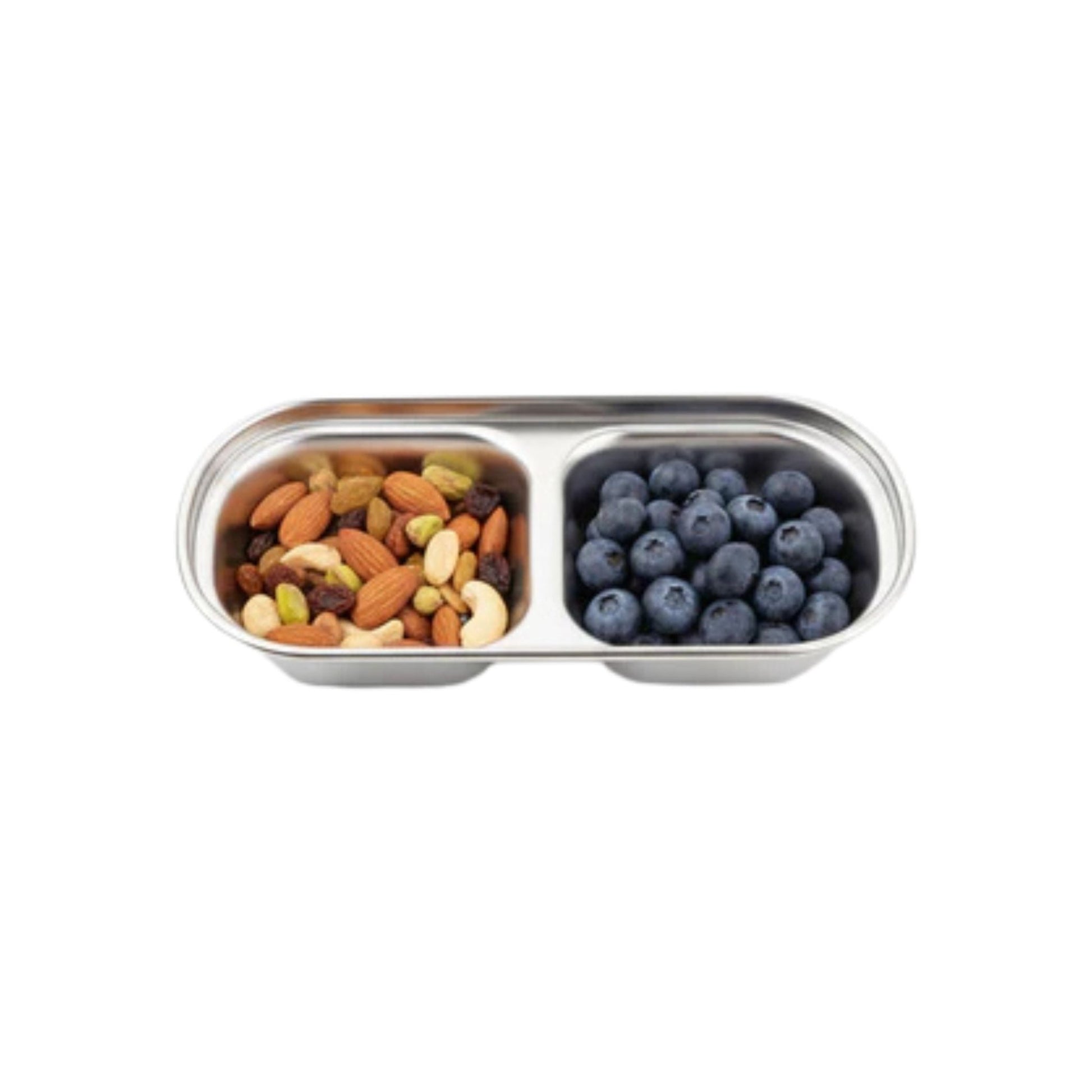 Stainless Steel Divided Condiment Holder