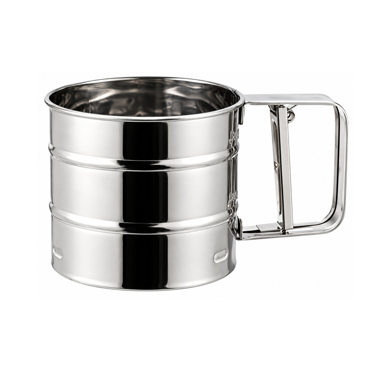 250g Stainless Steel Flour Sifter for Baking & Cooking On White Background