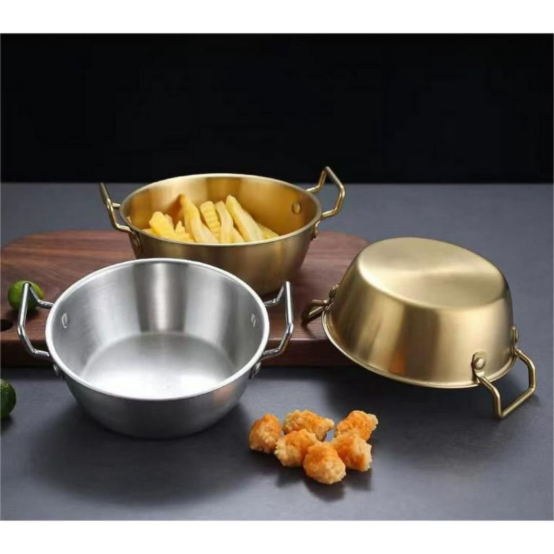 Stainless Steel Korean Dishing Bowl