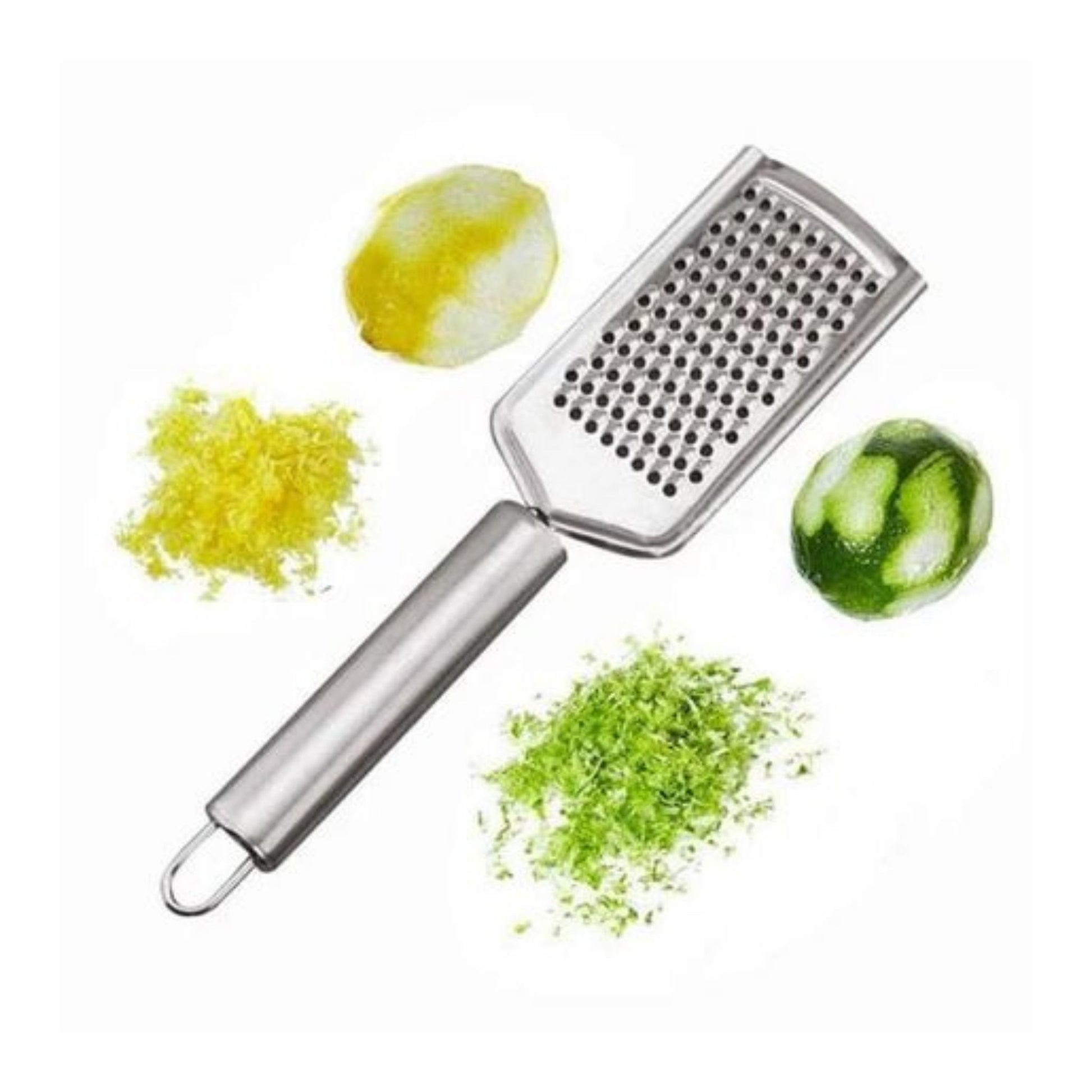 Stainless Steel Zester Grater – Citrus, Cheese & Garlic Kitchen Tool