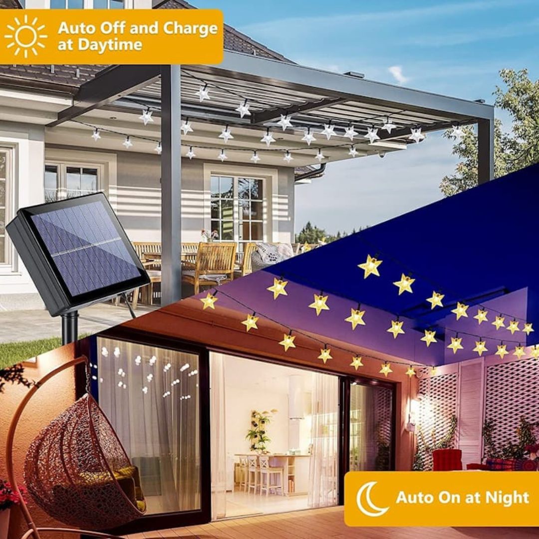 6M Star Fairy Lights – LED Decorative String Lights for Bedroom & Home