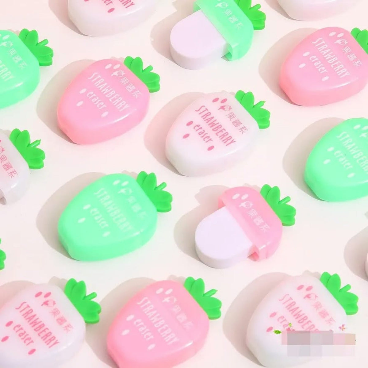 Strawberry Eraser – Cute Novelty Stationery Eraser – Strawberry Design