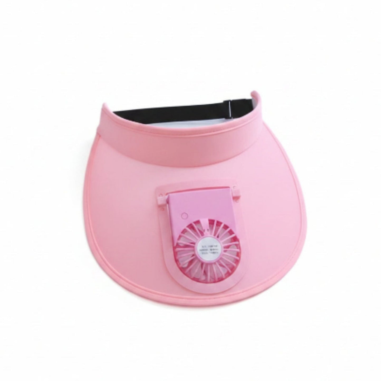 Sun Visor with rechargeable fan