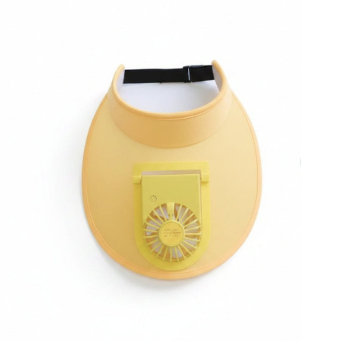 Sun Visor with rechargeable fan