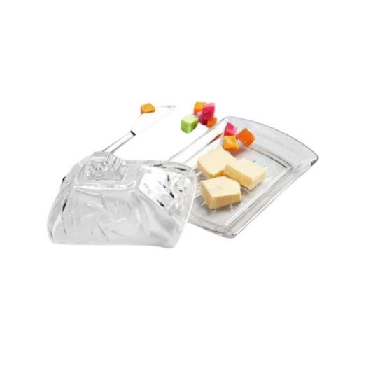 Sunstar Glass Butter Dish
