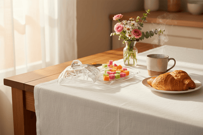 Sunstar Glass Butter Dish