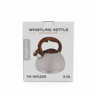 Takmehome 3L Stove Top Whistling Kettle - Cream