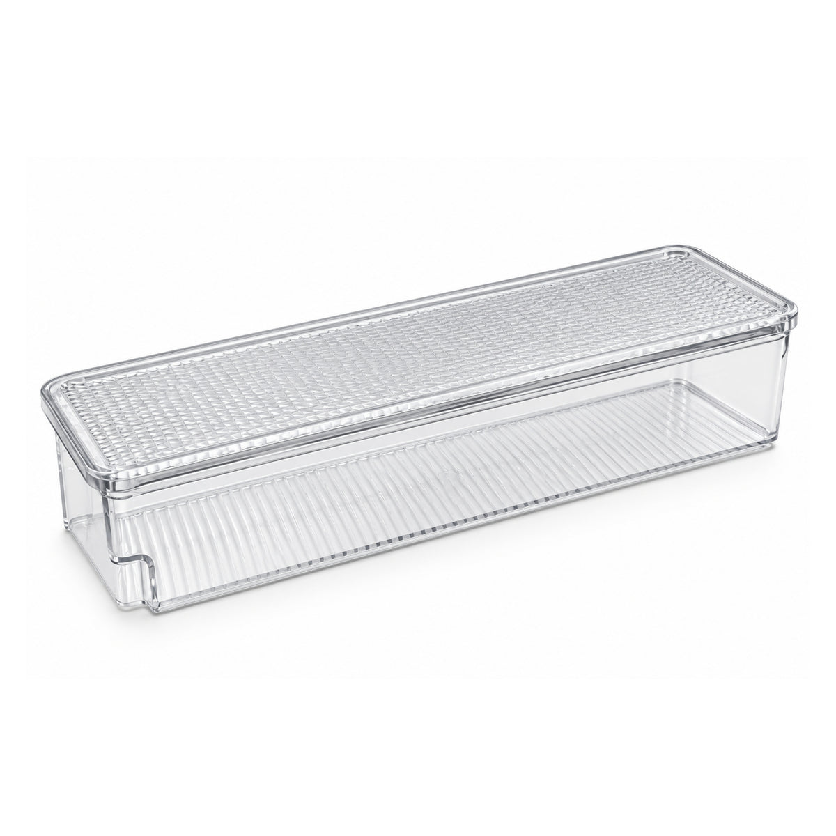 Takmehome Acrylic Tiramisu Box With Diamond Lid – Clear Dessert Storage & Serving Container On White Background