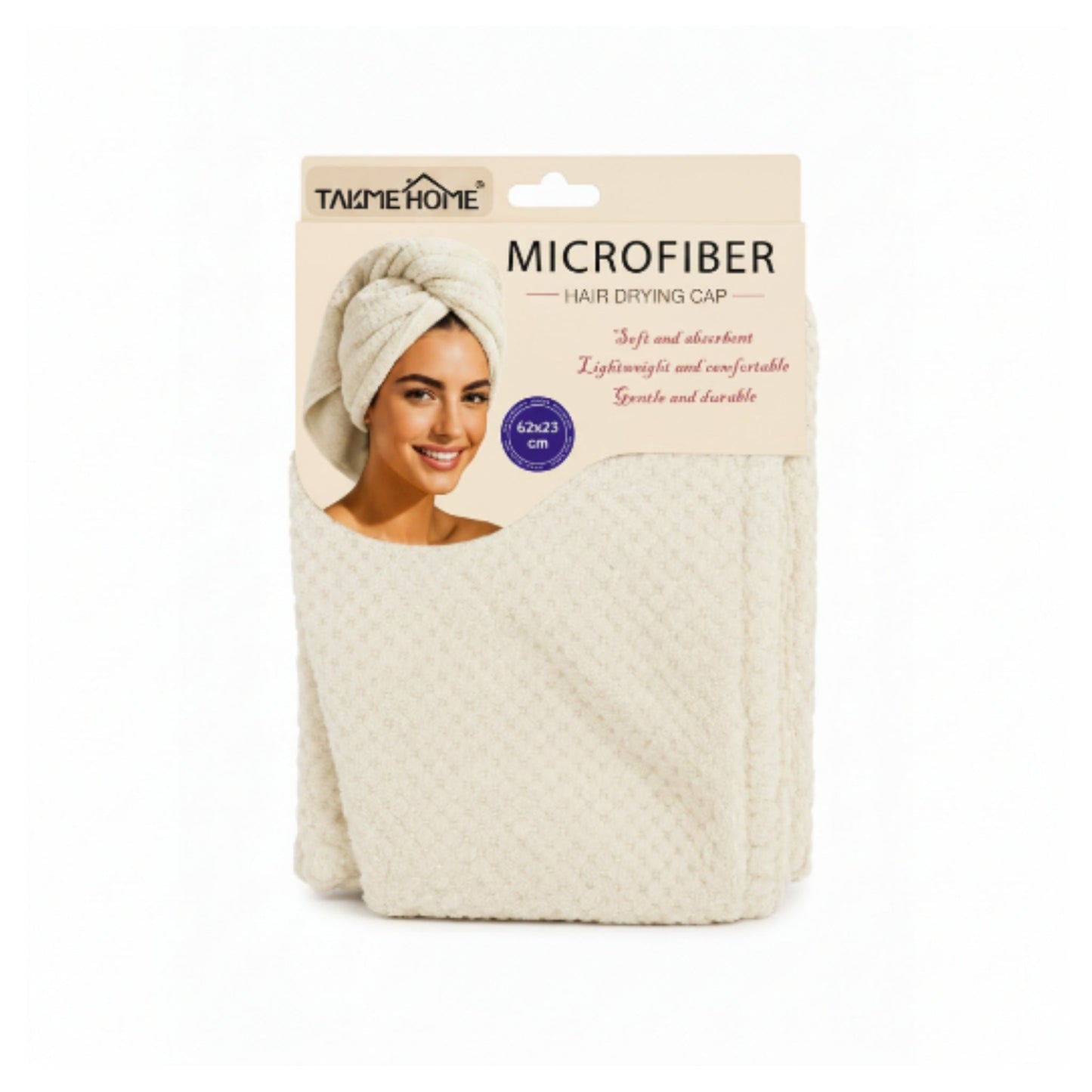 Takmehome Microfibre Hair Drying Cap – Quick Dry Hair Towel Wrap for Women & Girls