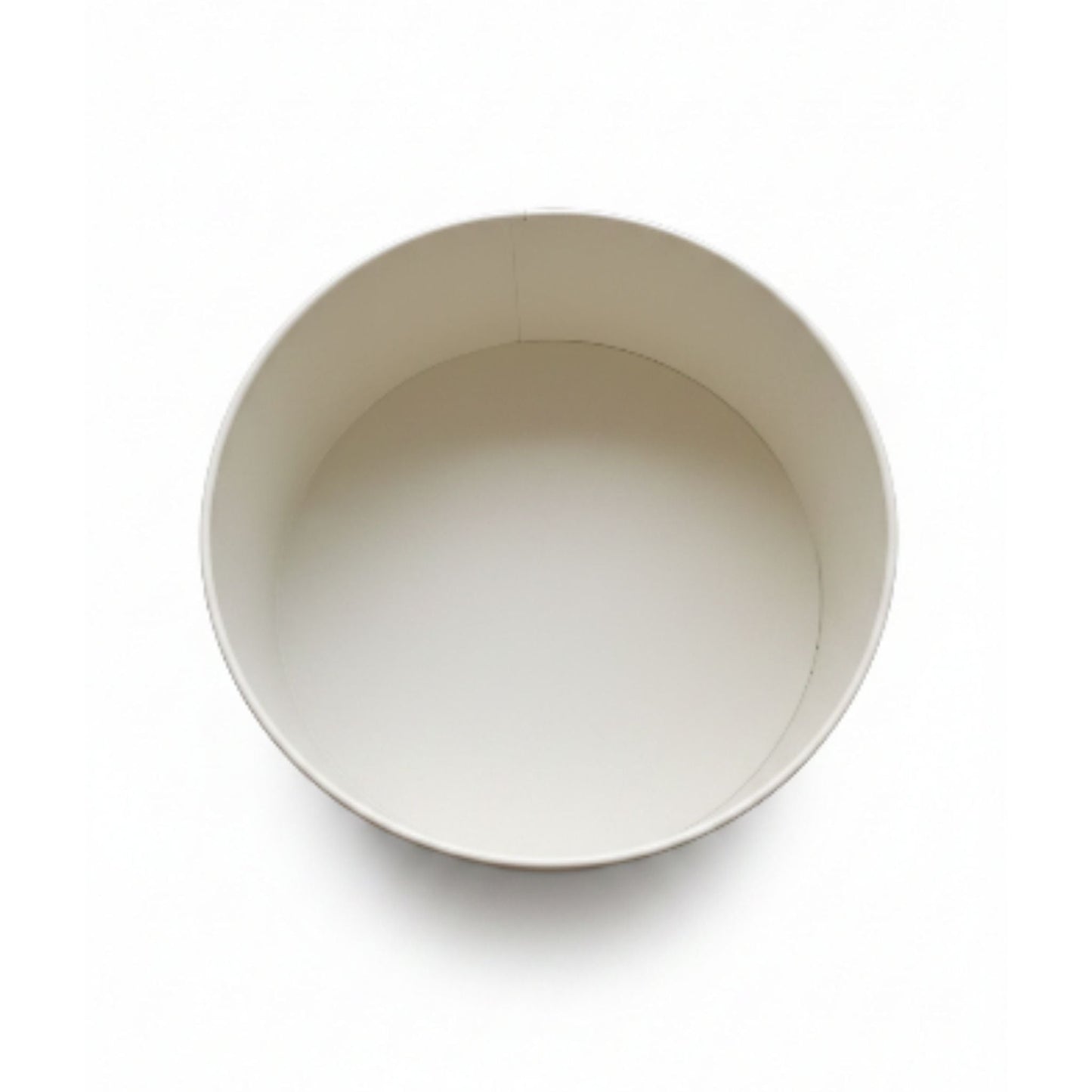 Takmehome Round Metal Biscuit Tin With Wooden Handle - Cream