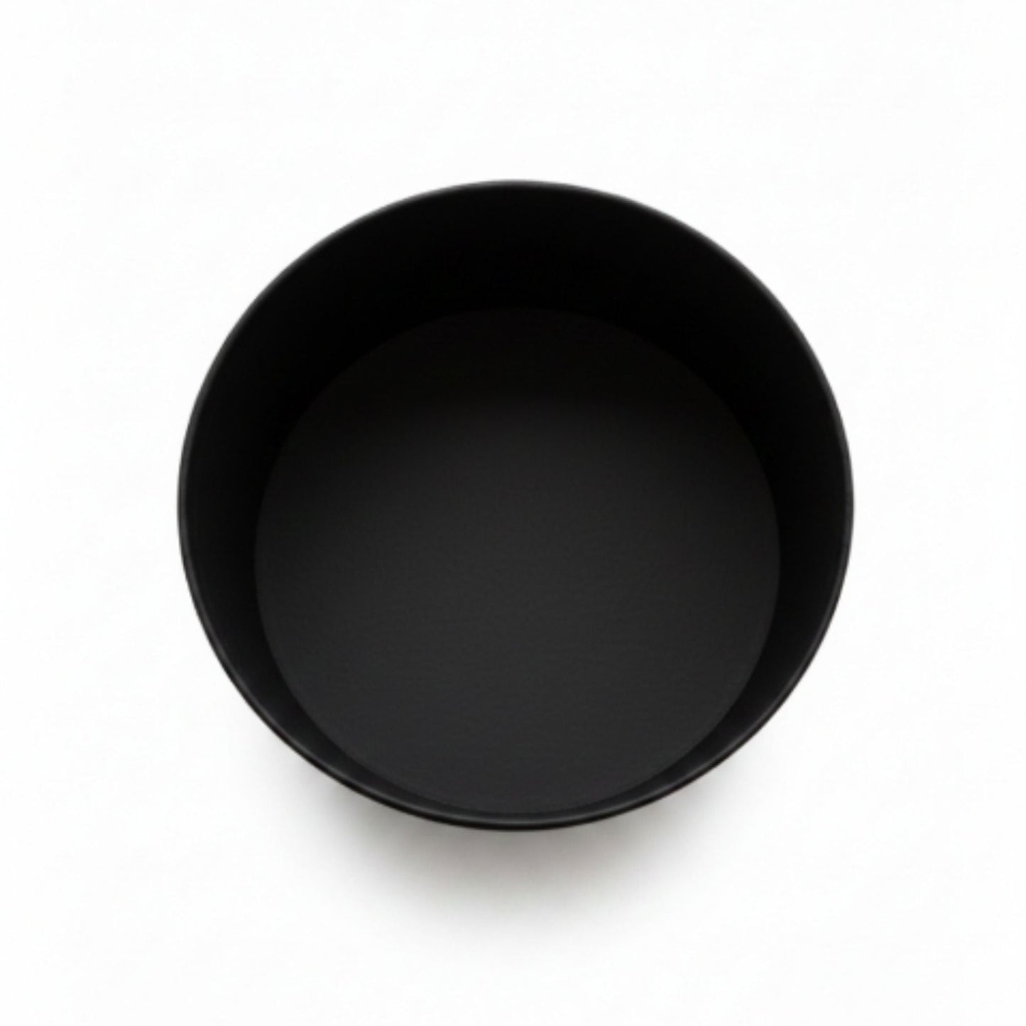 Takmehome Round Metal Biscuit Tin With Wooden Handle - Black On White Background