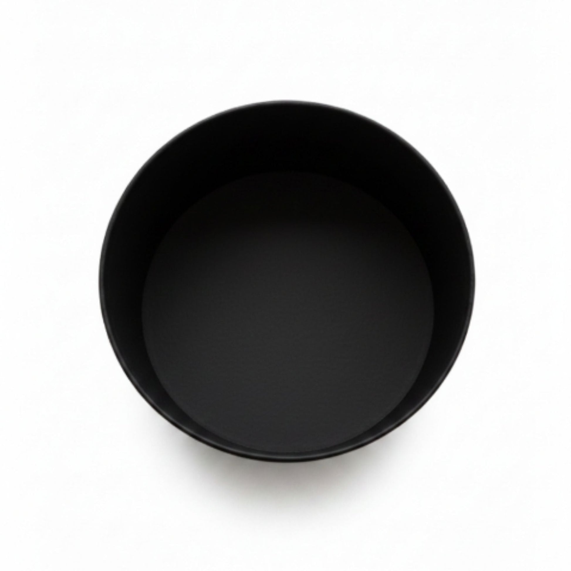 Takmehome Round Metal Biscuit Tin With Wooden Handle - Black On White Background