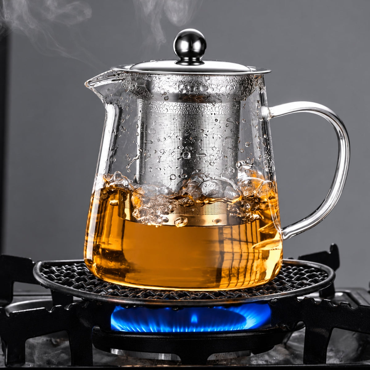 Takmehome Teapot – Removable Filter With Easy-Pour Design – Everyday Tea Brewing Essential