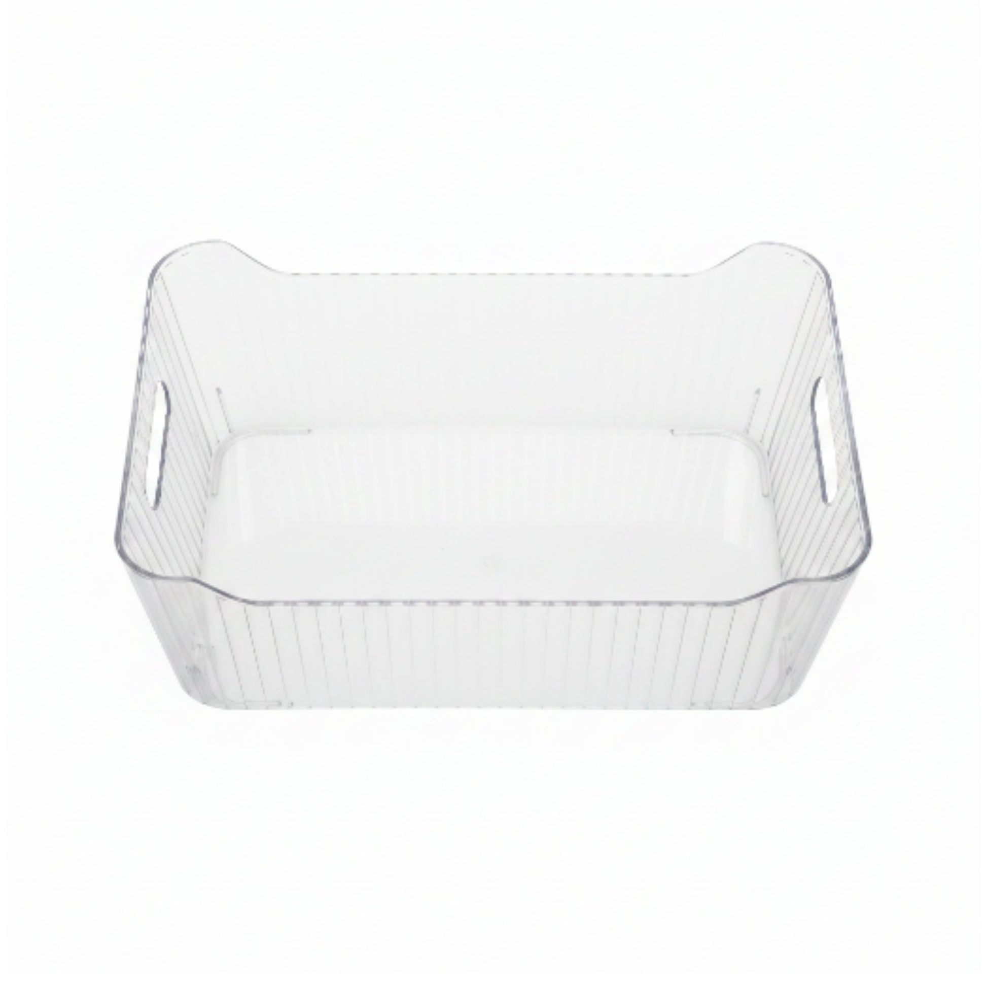 Takmehome Transparent Ribbed Organizer Storage Box - Large