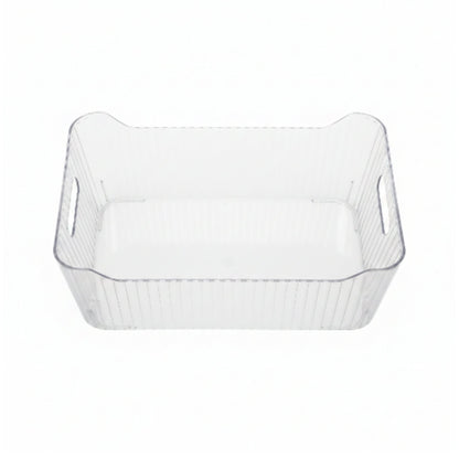 Takmehome Transparent Ribbed Organizer Storage Box - Large
