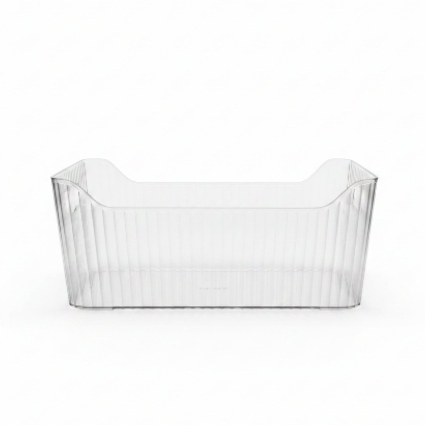 Takmehome Transparent Ribbed Organizer Storage Box - Large