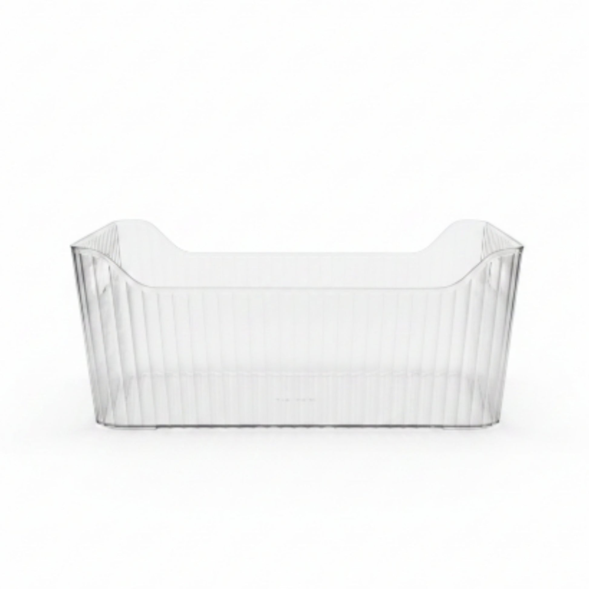 Takmehome Transparent Ribbed Organizer Storage Box - Large