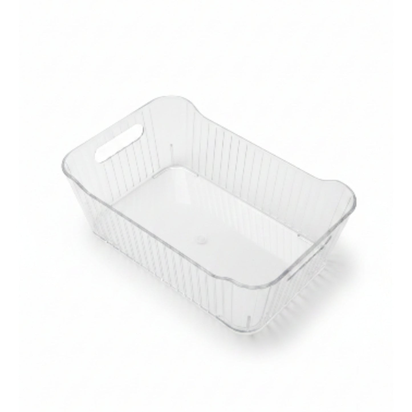 Takmehome Transparent Ribbed Organizer Storage Box - Small