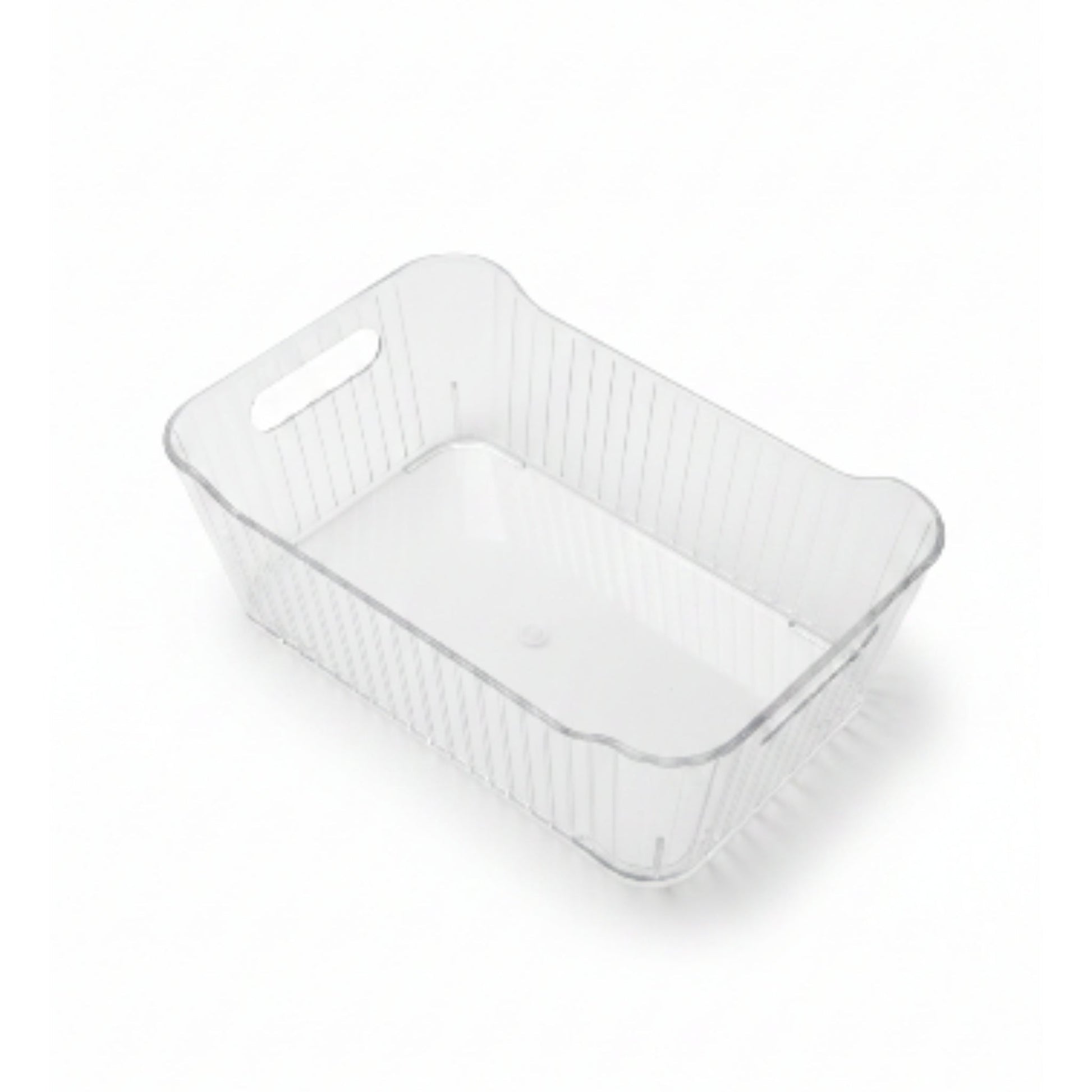 Takmehome Transparent Ribbed Organizer Storage Box - Small
