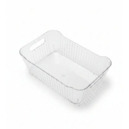 Takmehome Transparent Ribbed Organizer Storage Box - Small