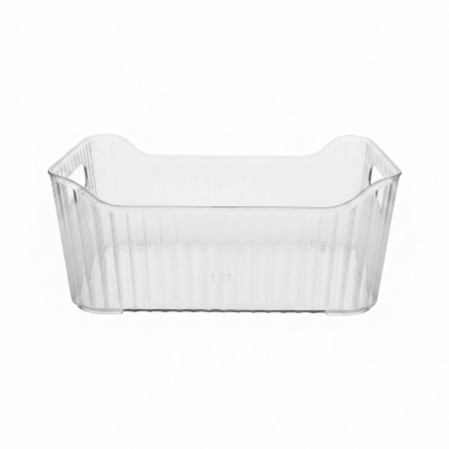 Takmehome Transparent Ribbed Organizer Storage Box - Small