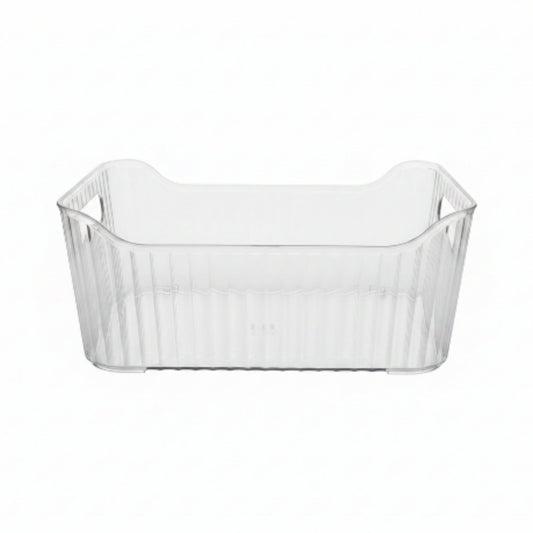 Takmehome Transparent Ribbed Organizer Storage Box - Small