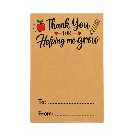 Teacher Appreciation Keychain on Card – Ready-to-Gift Teacher Keepsake – Assorted Designs