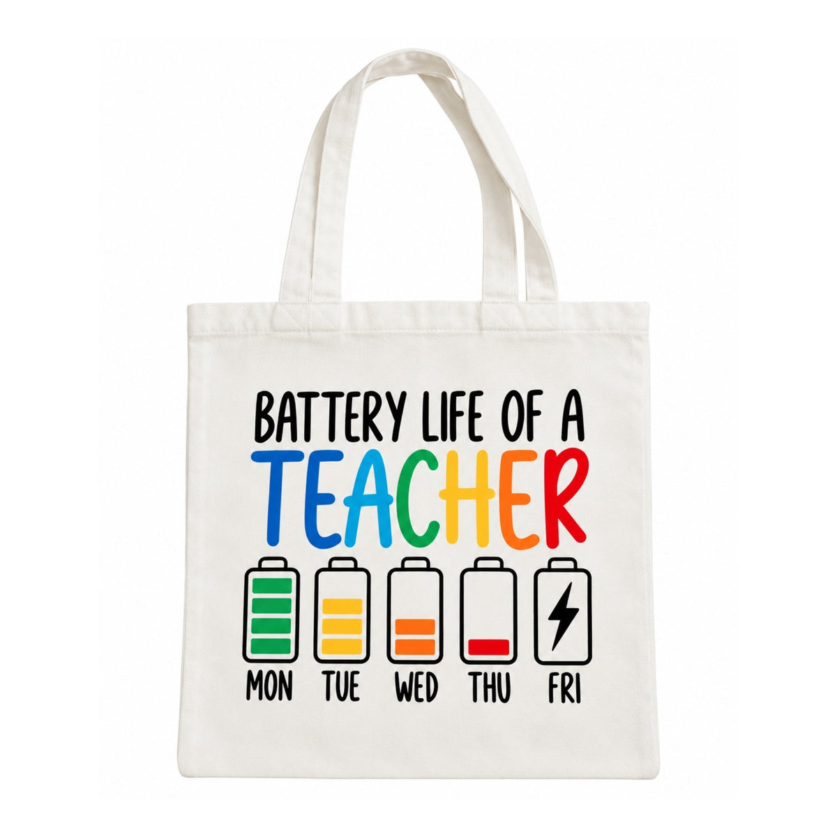 Teacher Canvas Bag & Pencil Case Set – Matching Teacher Appreciation Gift Set