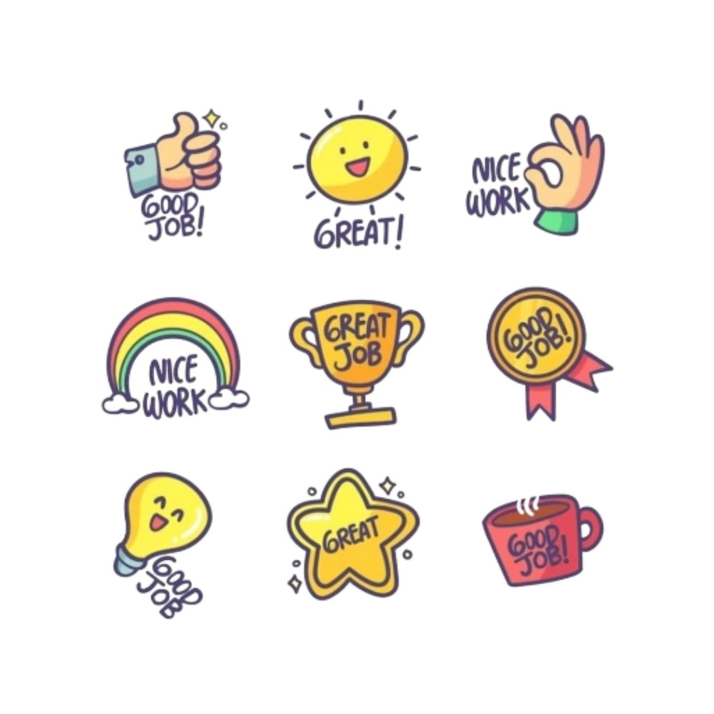 Teacher Stickers for Student Motivation & Rewards